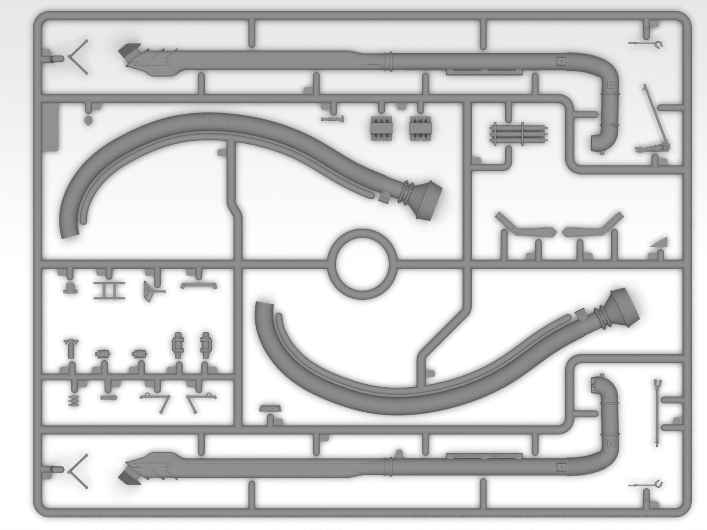 ICM - 53202 - Sikorsky S-64E Firefighting Water Tank - sprue
