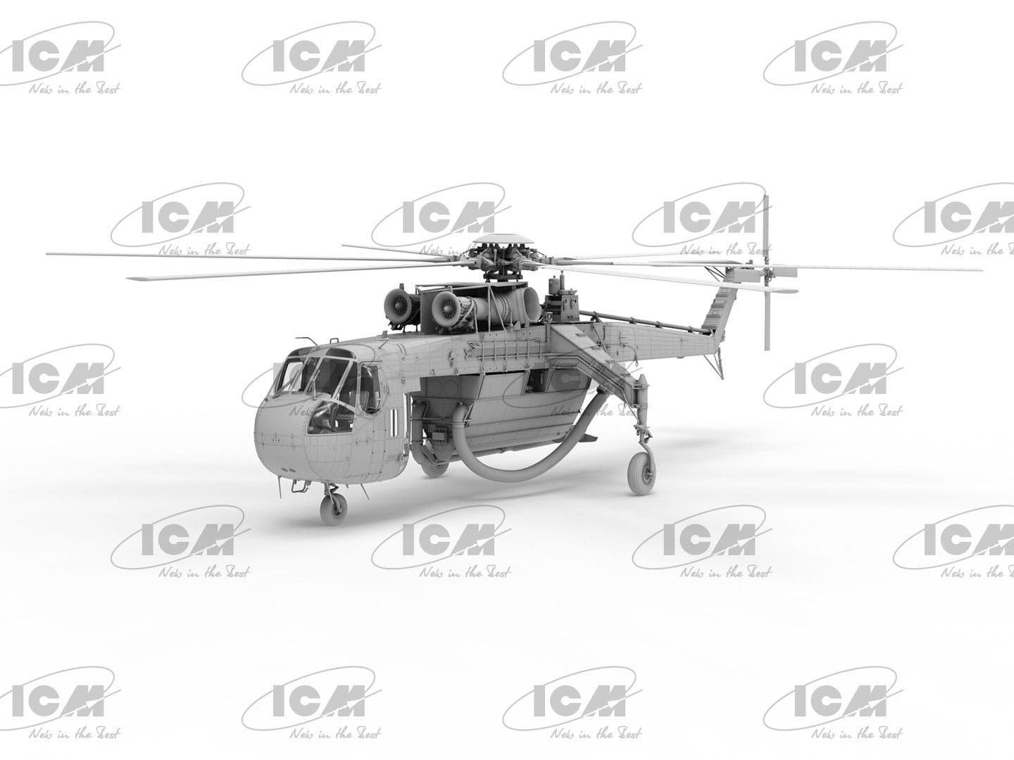 ICM - 53060 - Sikorsky S-64E Skycrane Firefighter - digital model