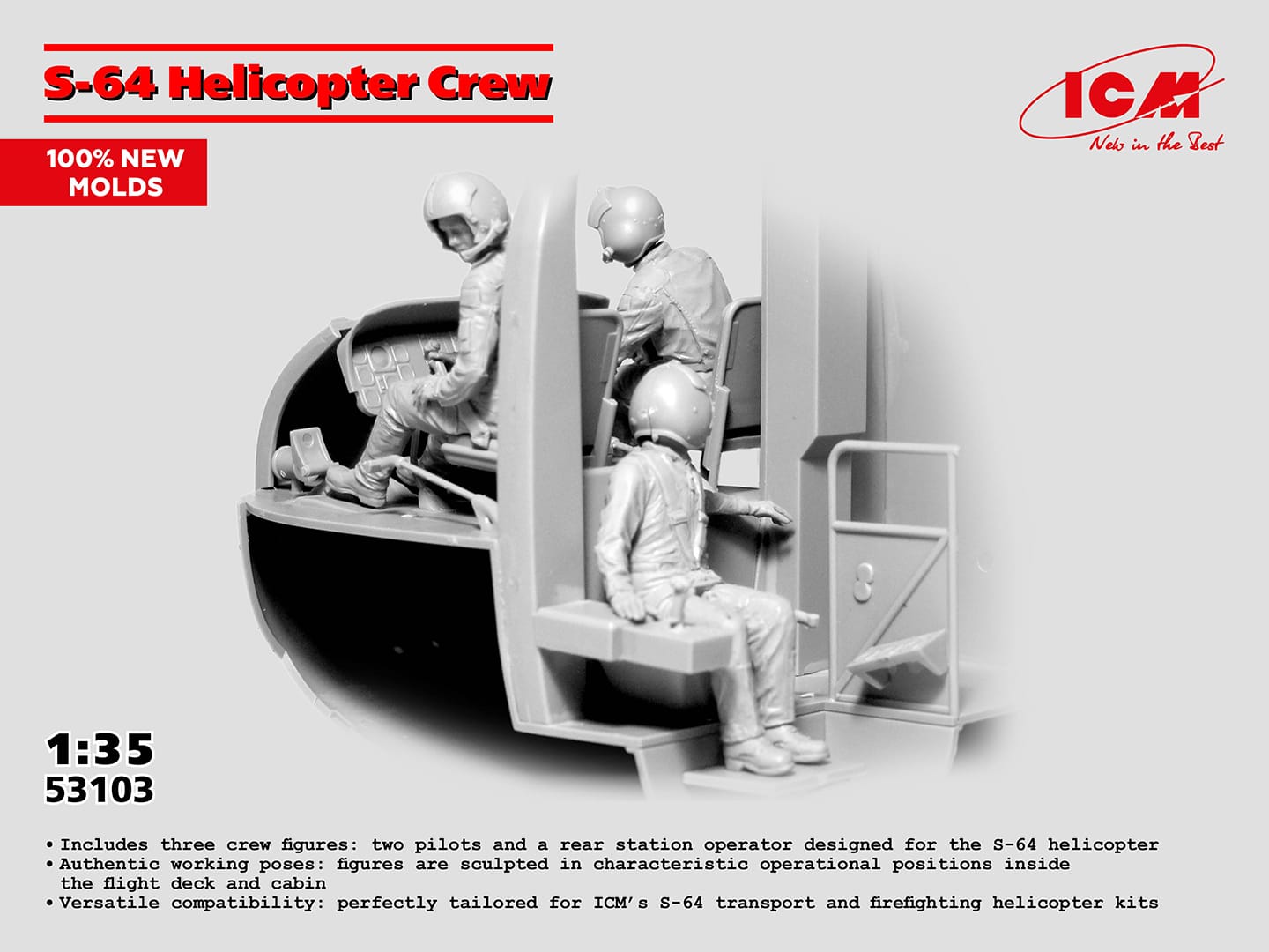 010 - ICM - 53103 - United States Sikorsky S-64 Helicopter Crew - primary image