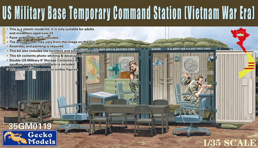 010 - Gecko Models - 35GM0119 - United States Army Base Temporary Command Station - primary image