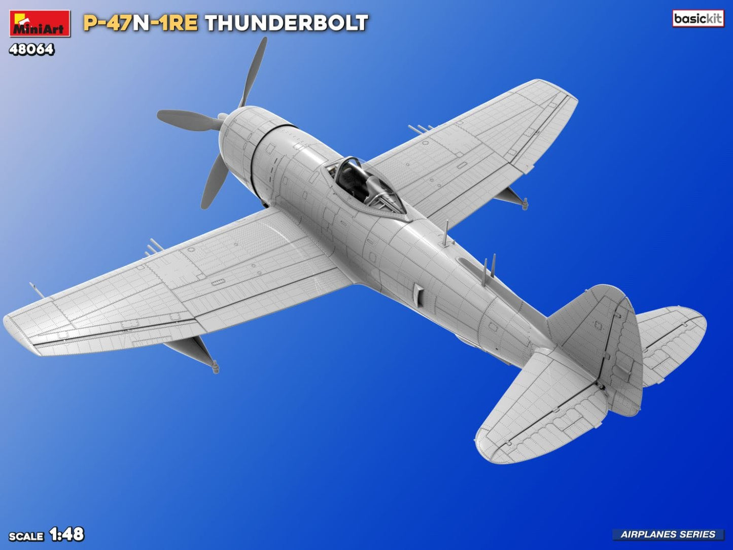 505 - Miniart - 48064 - Republic P-47N-1-RE Thunderbolt - digital model