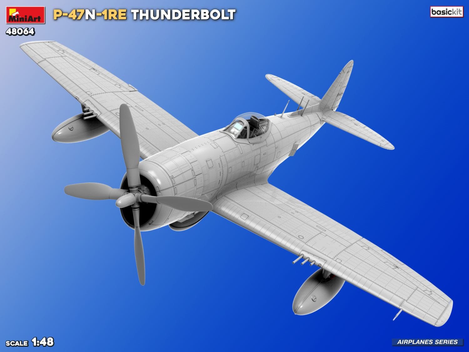 Miniart - 48064 - Republic P-47N-1-RE Thunderbolt - digital model