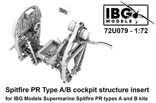 010 - IBG - 72U079 - Supermarine Spitfire PR Type A/B Cockpit Structure Insert - primary image
