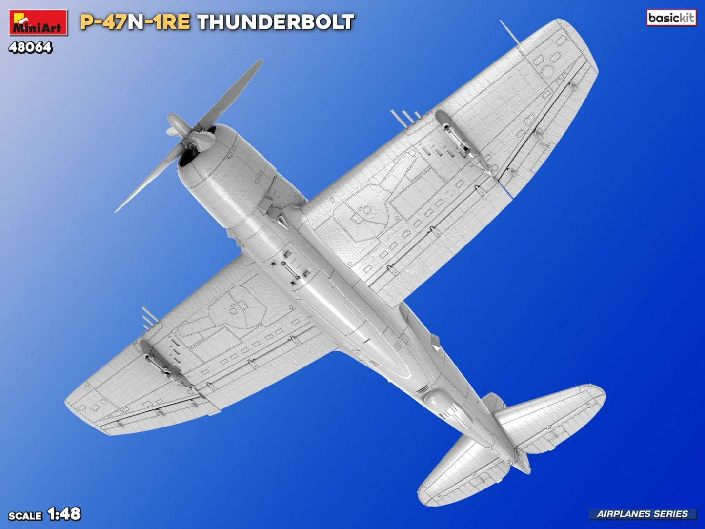 503 - Miniart - 48064 - Republic P-47N-1-RE Thunderbolt - digital model