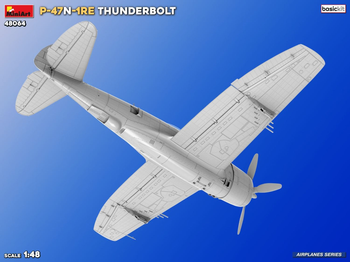 504 - Miniart - 48064 - Republic P-47N-1-RE Thunderbolt - digital model