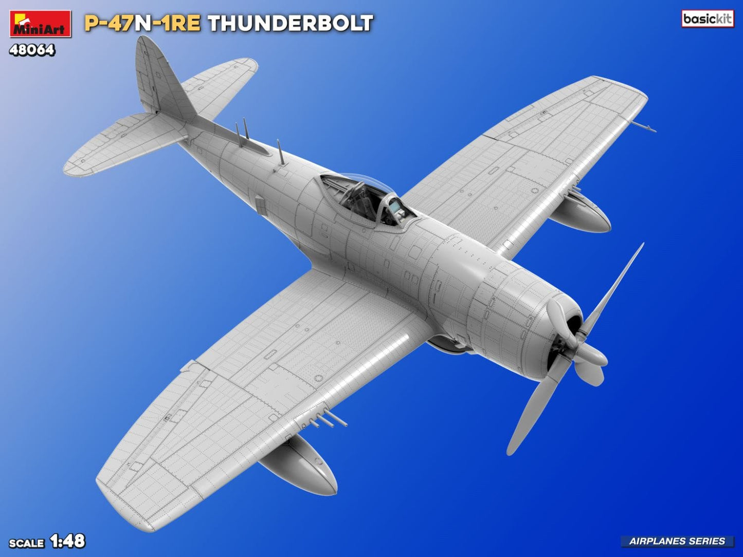 501 - Miniart - 48064 - Republic P-47N-1-RE Thunderbolt - digital model