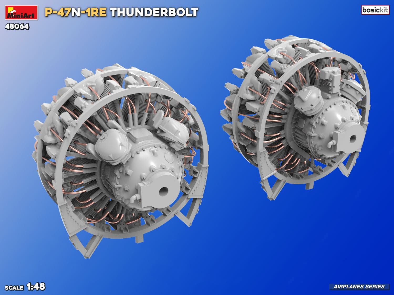 Miniart - 48064 - Republic P-47N-1-RE Thunderbolt - digital model