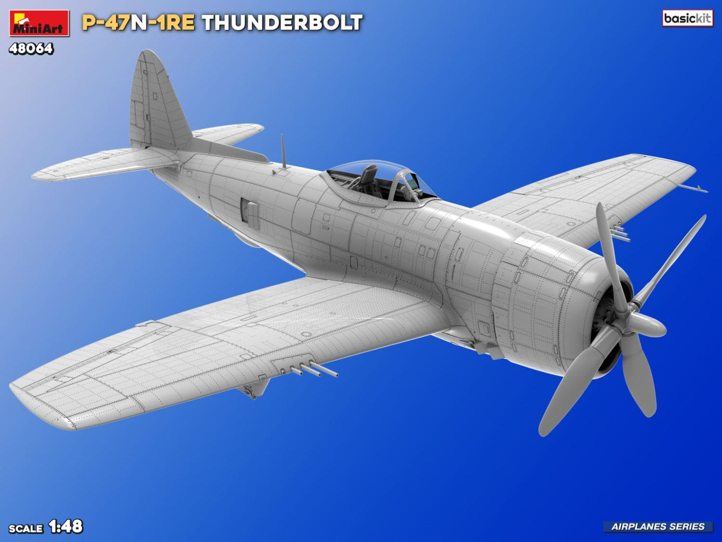 502 - Miniart - 48064 - Republic P-47N-1-RE Thunderbolt - digital model