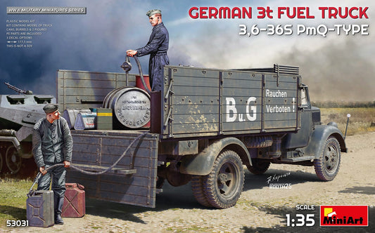 010 - Miniart - 53031 - Opel Blitz 3.6-36S Tankwagen with PmQ Cab - primary image