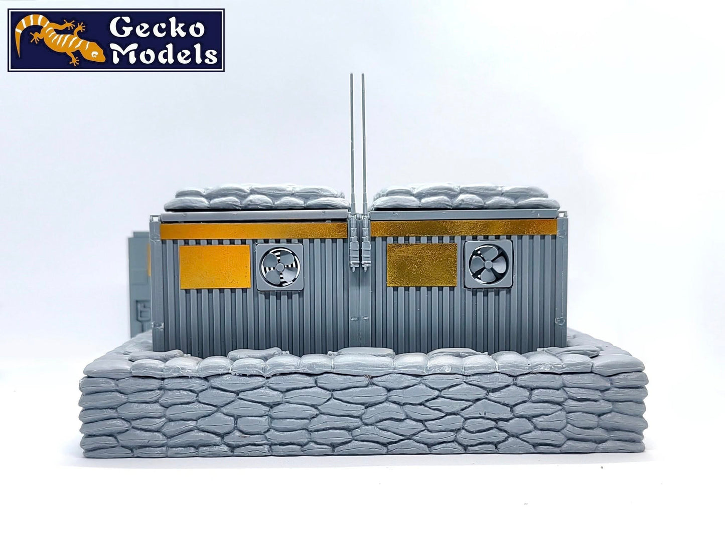 609 - Gecko Models - 35GM0119 - United States Army Base Temporary Command Station - unpainted model