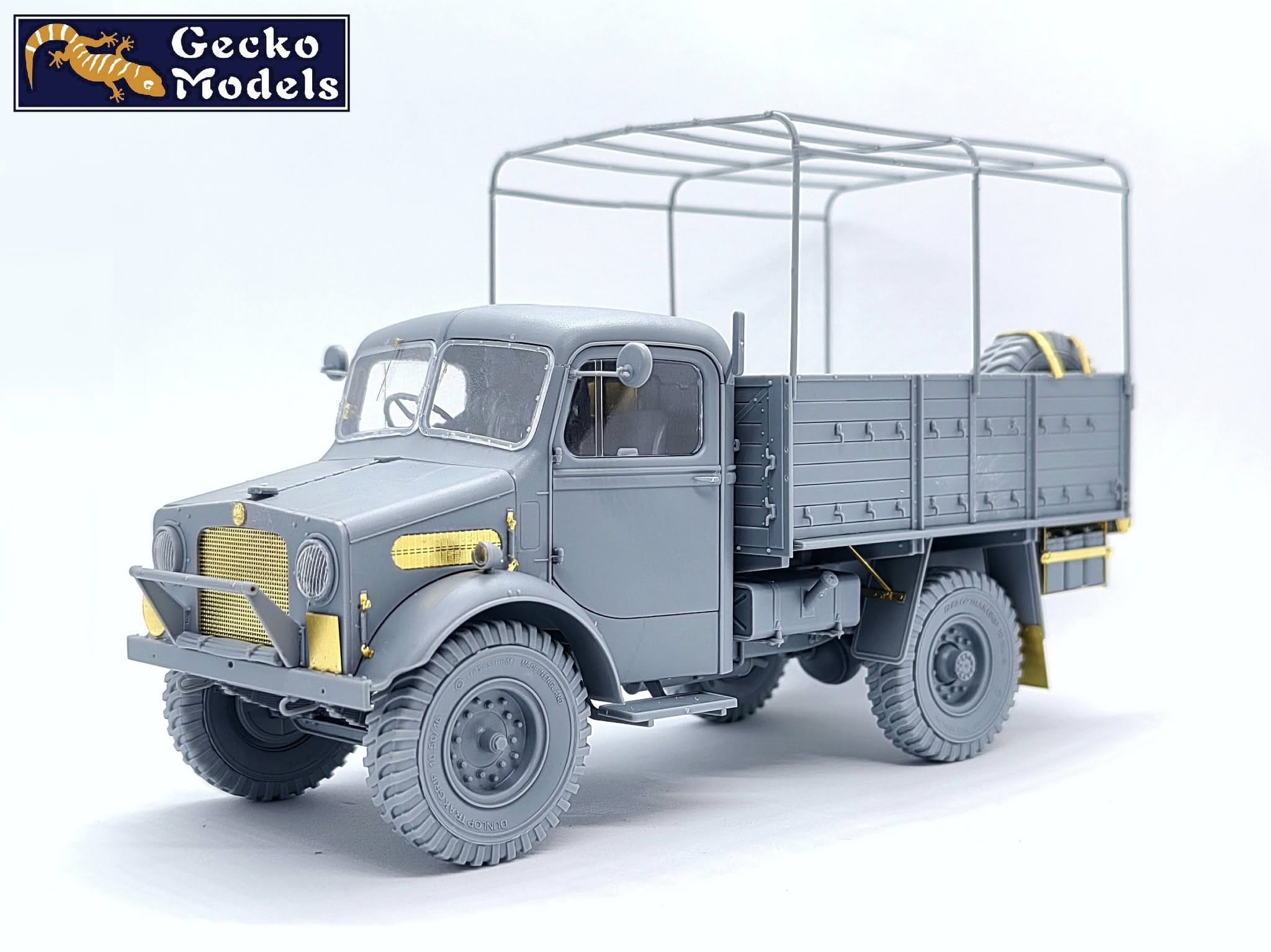 Gecko Models - 35GM0098 - Bedford OXD 4x2 GS (Wooden Body) - unpainted model