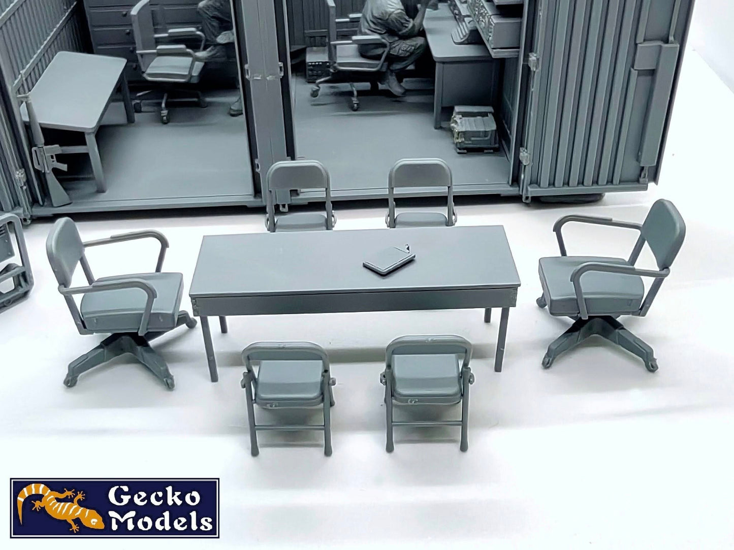 606 - Gecko Models - 35GM0119 - United States Army Base Temporary Command Station - unpainted model