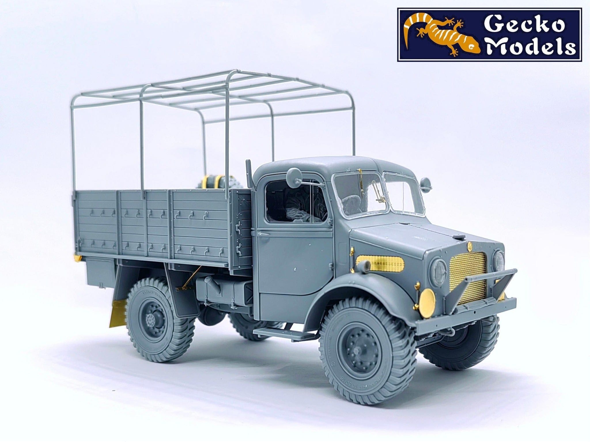 Gecko Models - 35GM0098 - Bedford OXD 4x2 GS (Wooden Body) - unpainted model