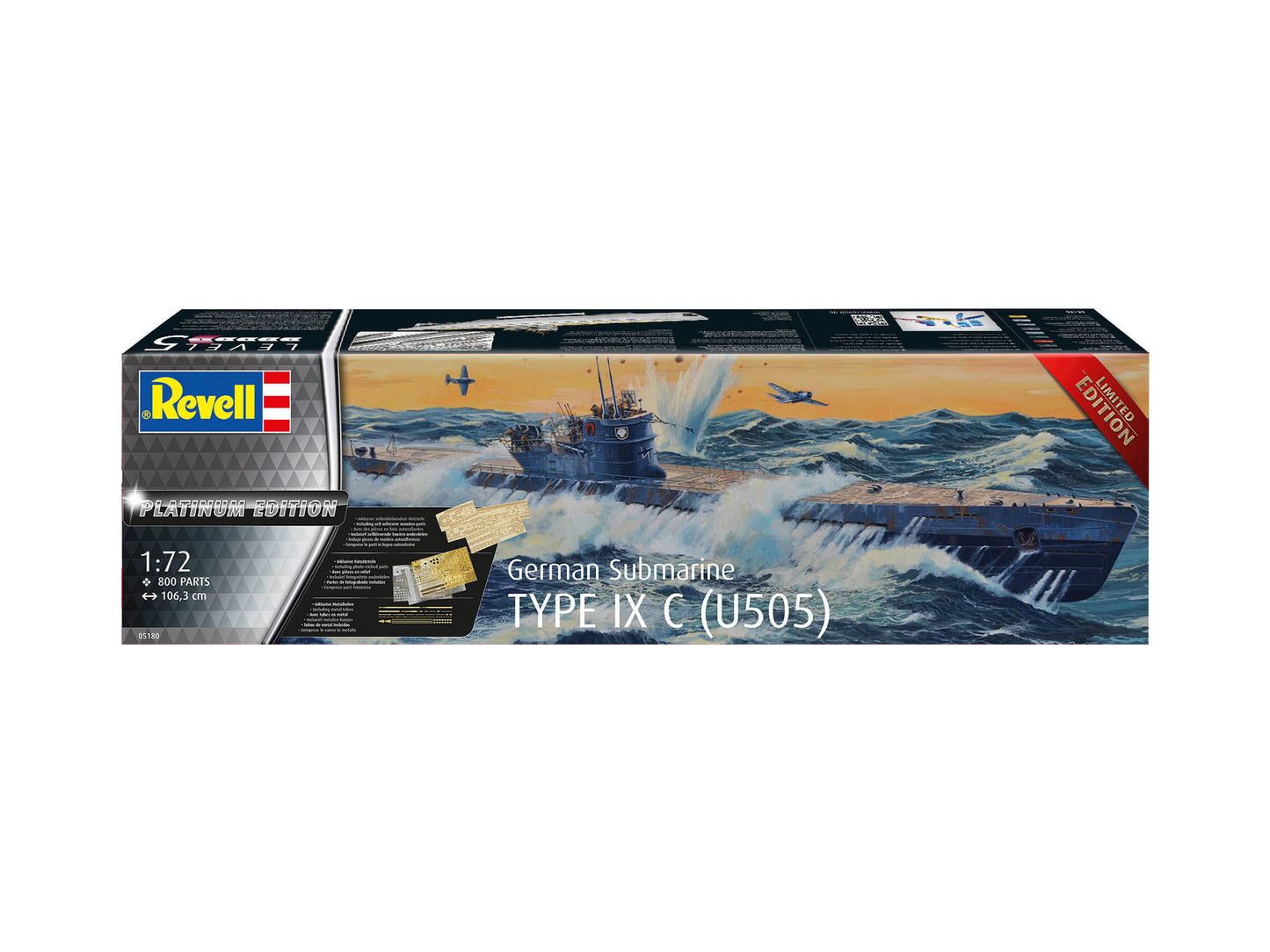 Type IXC U-Boat U-505 [platinum edition]