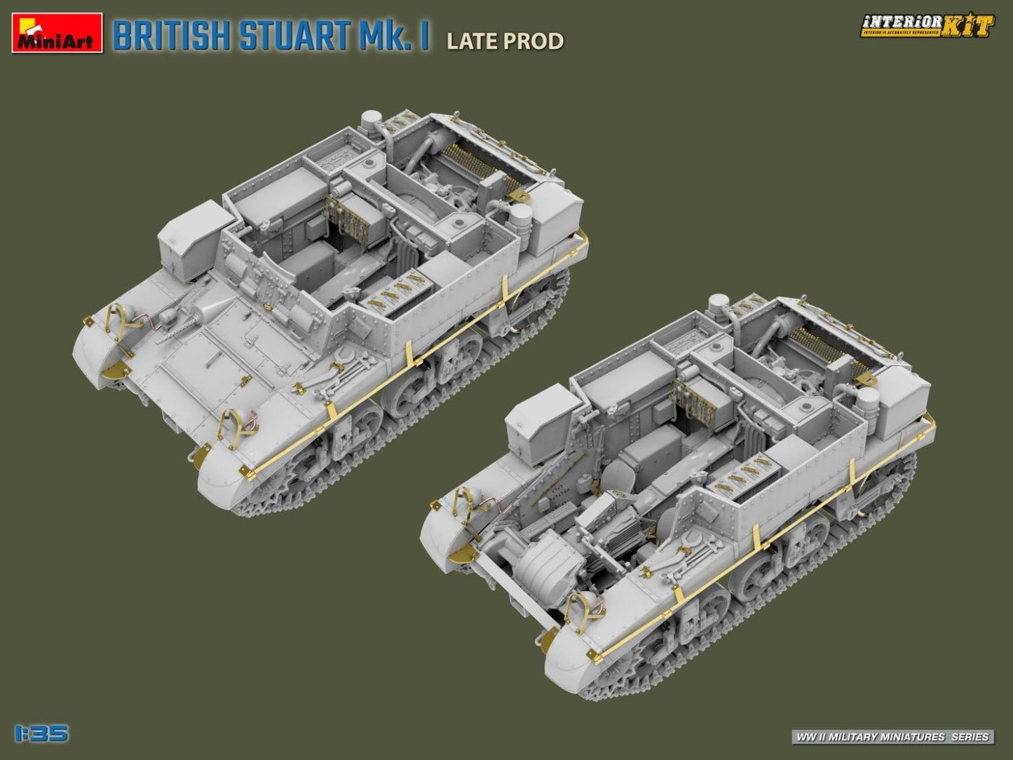 507 - Miniart - 35441 - Stuart Mk I ‘Honey’ (late) with Interior - digital model