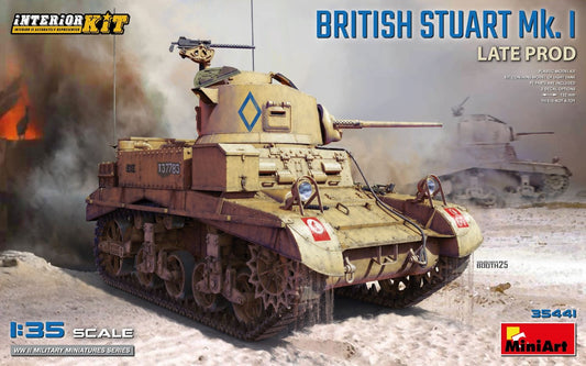 010 - Miniart - 35441 - Stuart Mk I ‘Honey’ (late) with Interior - primary image