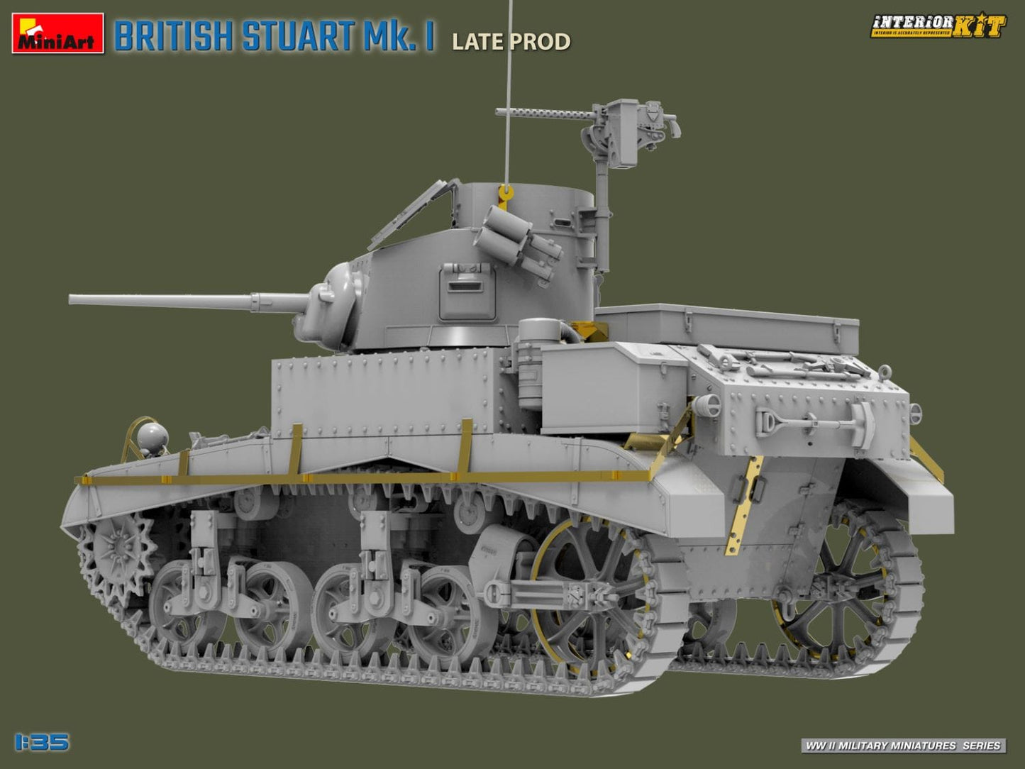 500 - Miniart - 35441 - Stuart Mk I ‘Honey’ (late) with Interior - digital model