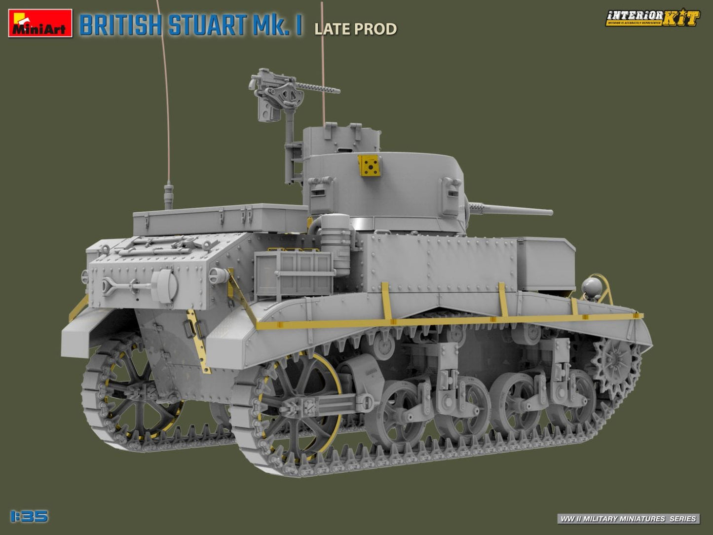 503 - Miniart - 35441 - Stuart Mk I ‘Honey’ (late) with Interior - digital model