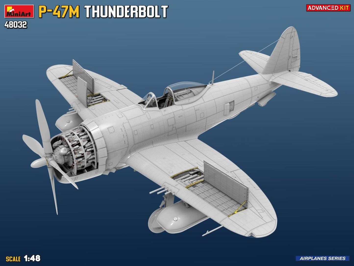 500 - Miniart - 48032 - Republic P-47M Thunderbolt - digital model