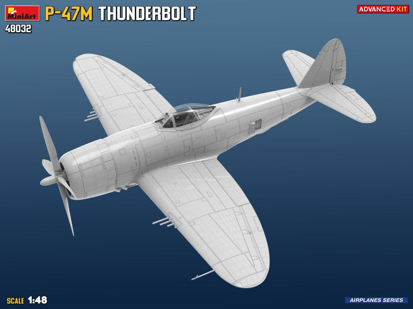 501 - Miniart - 48032 - Republic P-47M Thunderbolt - digital model