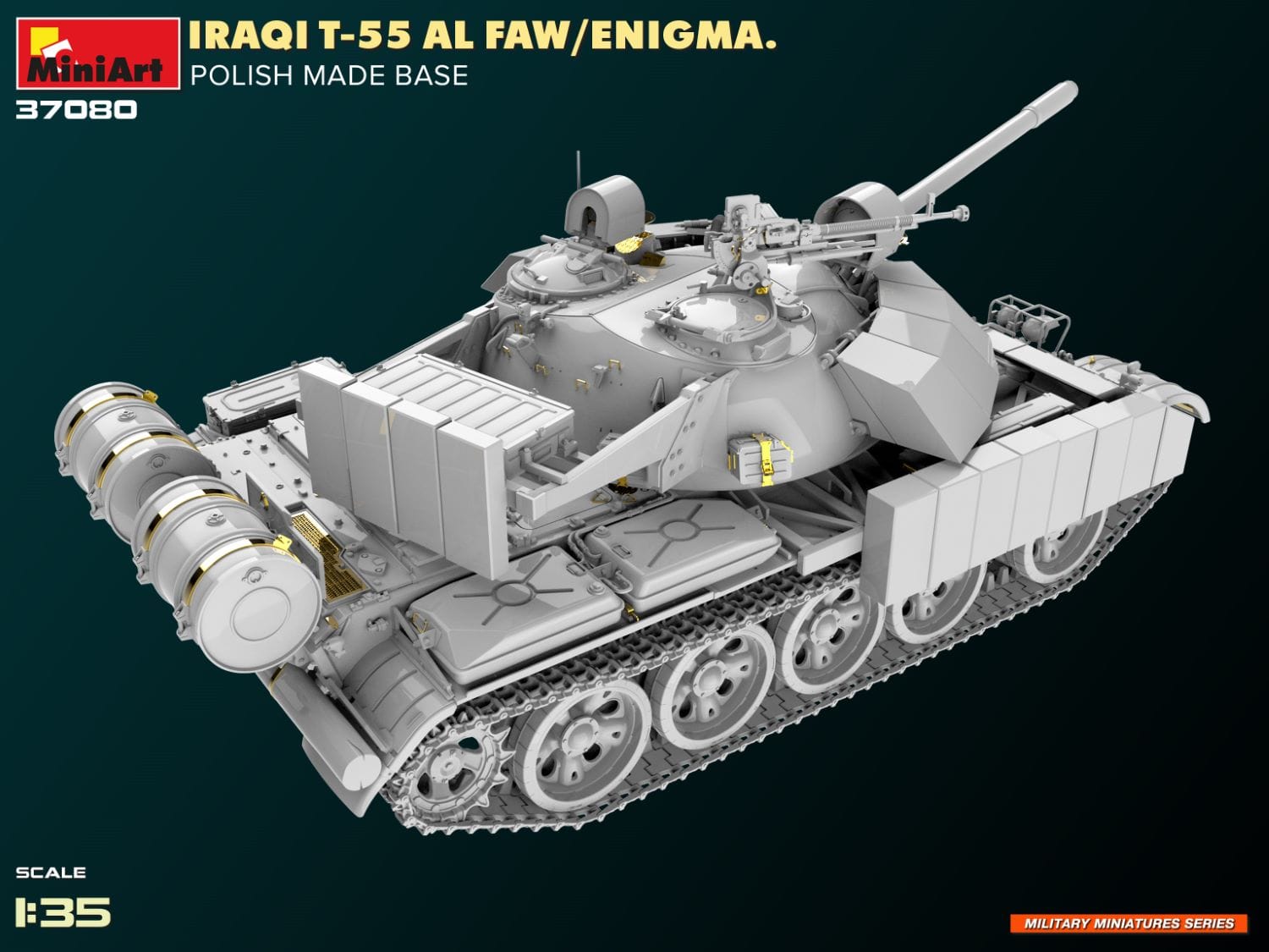 Miniart - 37080 - T-55A Al-Faw Enigma (Polish base) - digital model