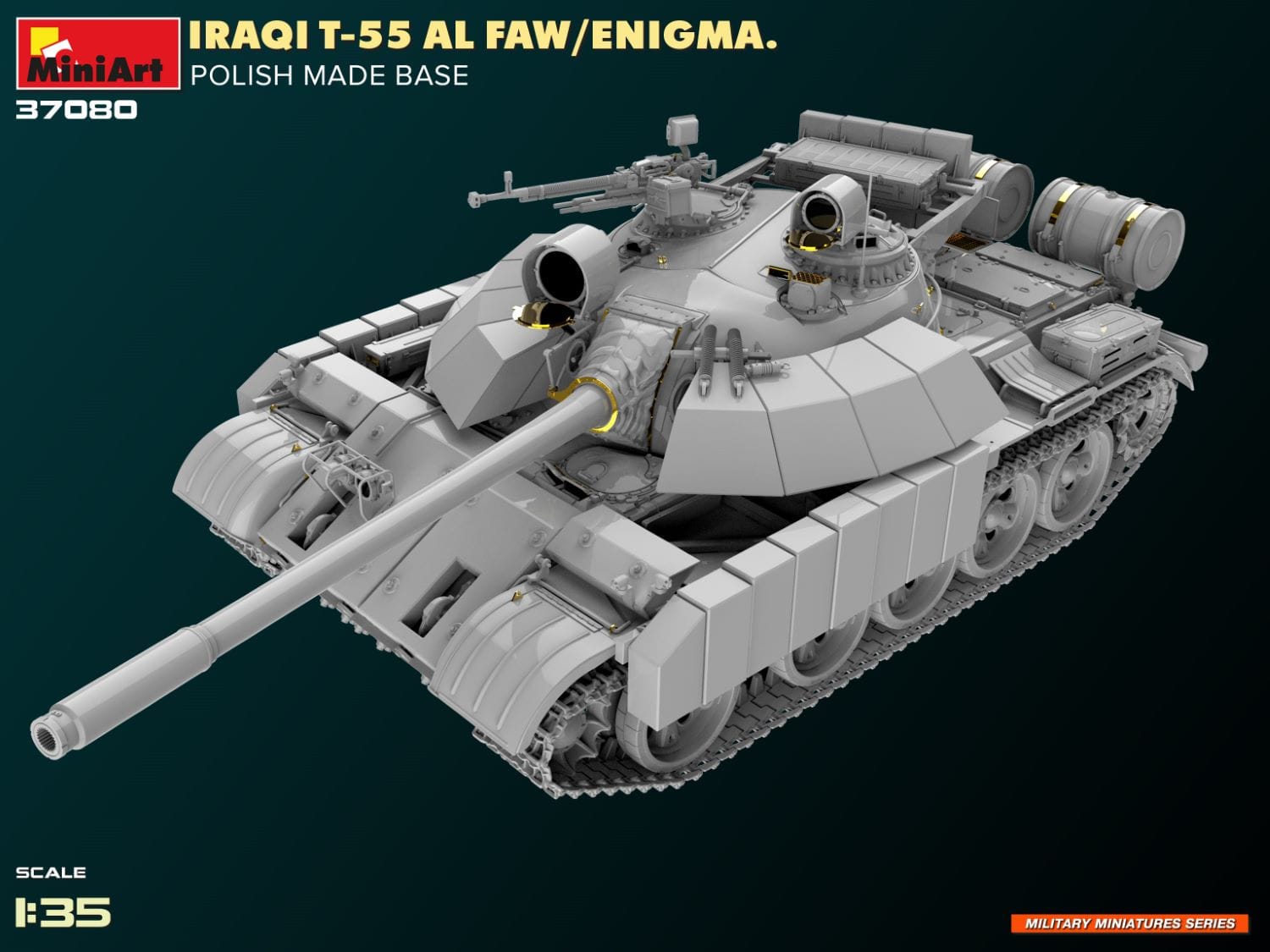 Miniart - 37080 - T-55A Al-Faw Enigma (Polish base) - digital model