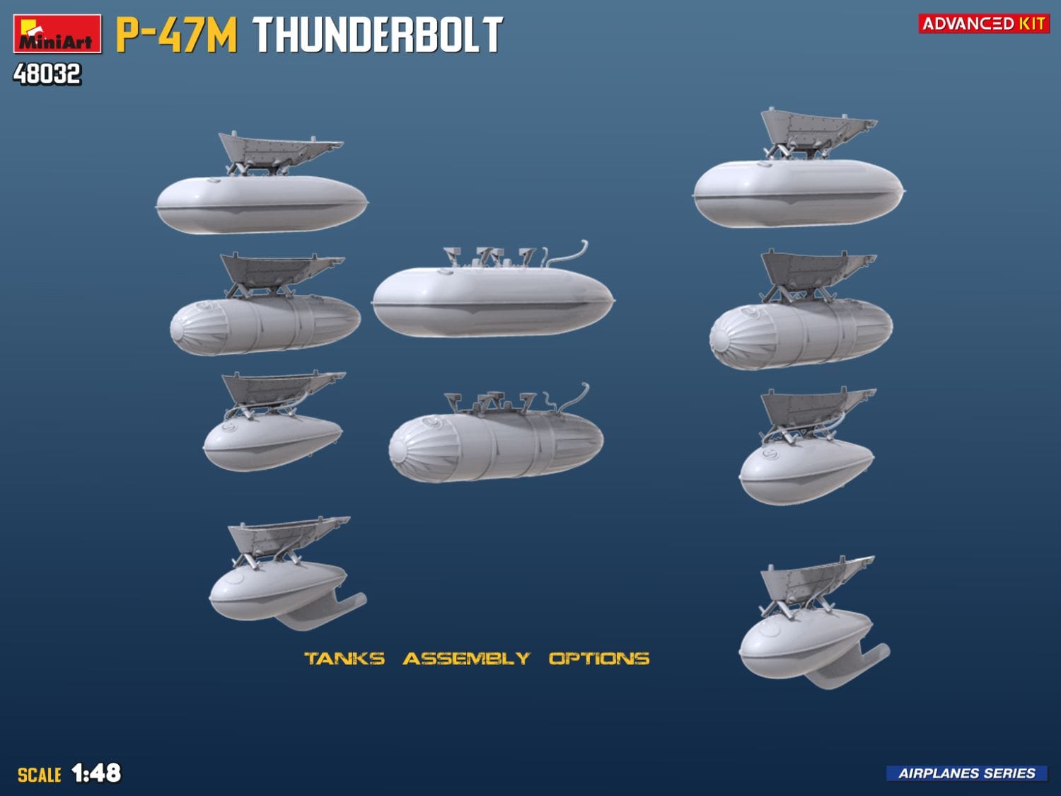 Miniart - 48032 - Republic P-47M Thunderbolt - digital model