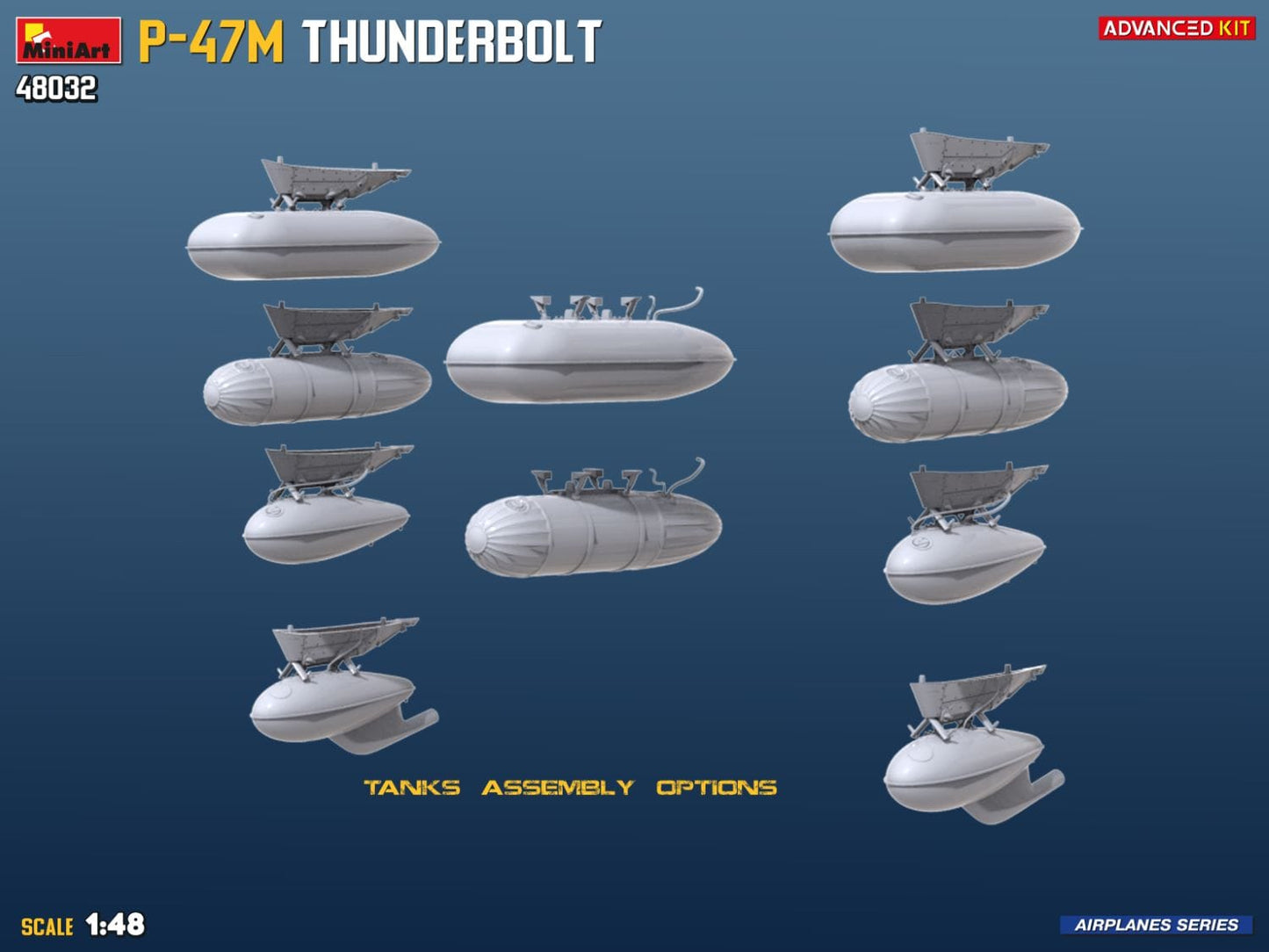 508 - Miniart - 48032 - Republic P-47M Thunderbolt - digital model