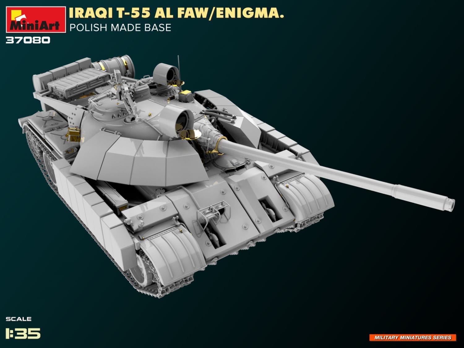 Miniart - 37080 - T-55A Al-Faw Enigma (Polish base) - digital model