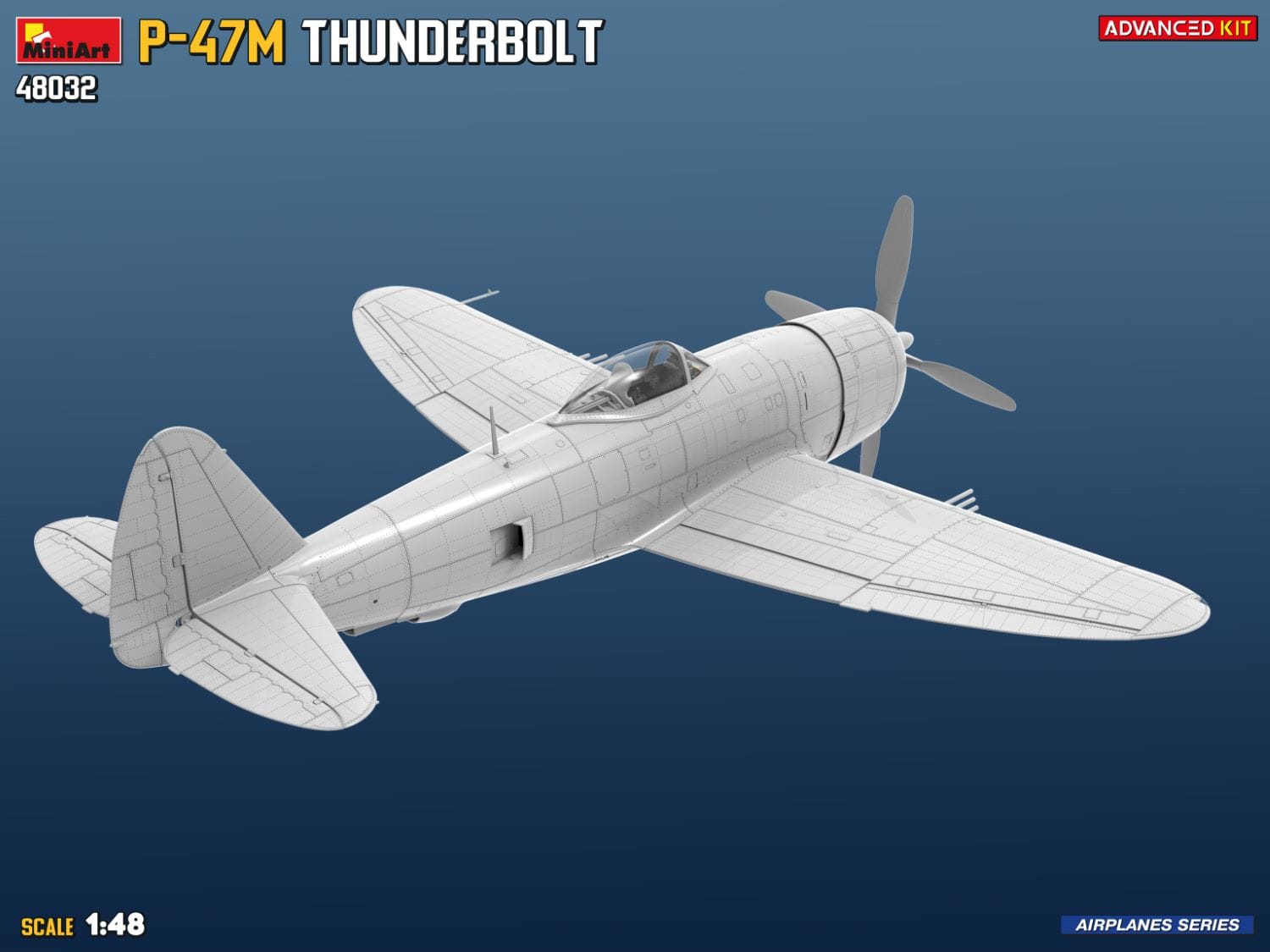 Miniart - 48032 - Republic P-47M Thunderbolt - digital model