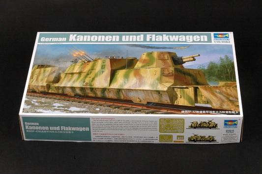 010 - Panzerzug BP42 Kanonen und Flakwagen - primary image