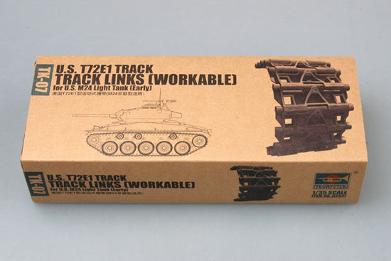 010 - T72E1 Tracks for M24 Chaffee (early) Workable Track Links Set - primary image