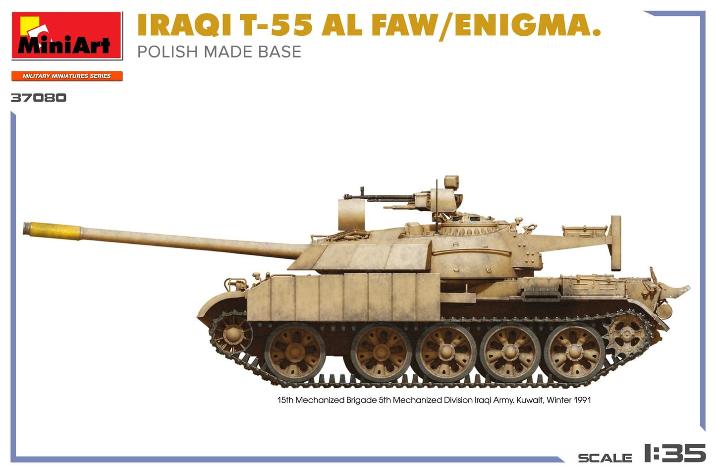 300 - Miniart - 37080 - T-55A Al-Faw Enigma (Polish base) - paint schemes