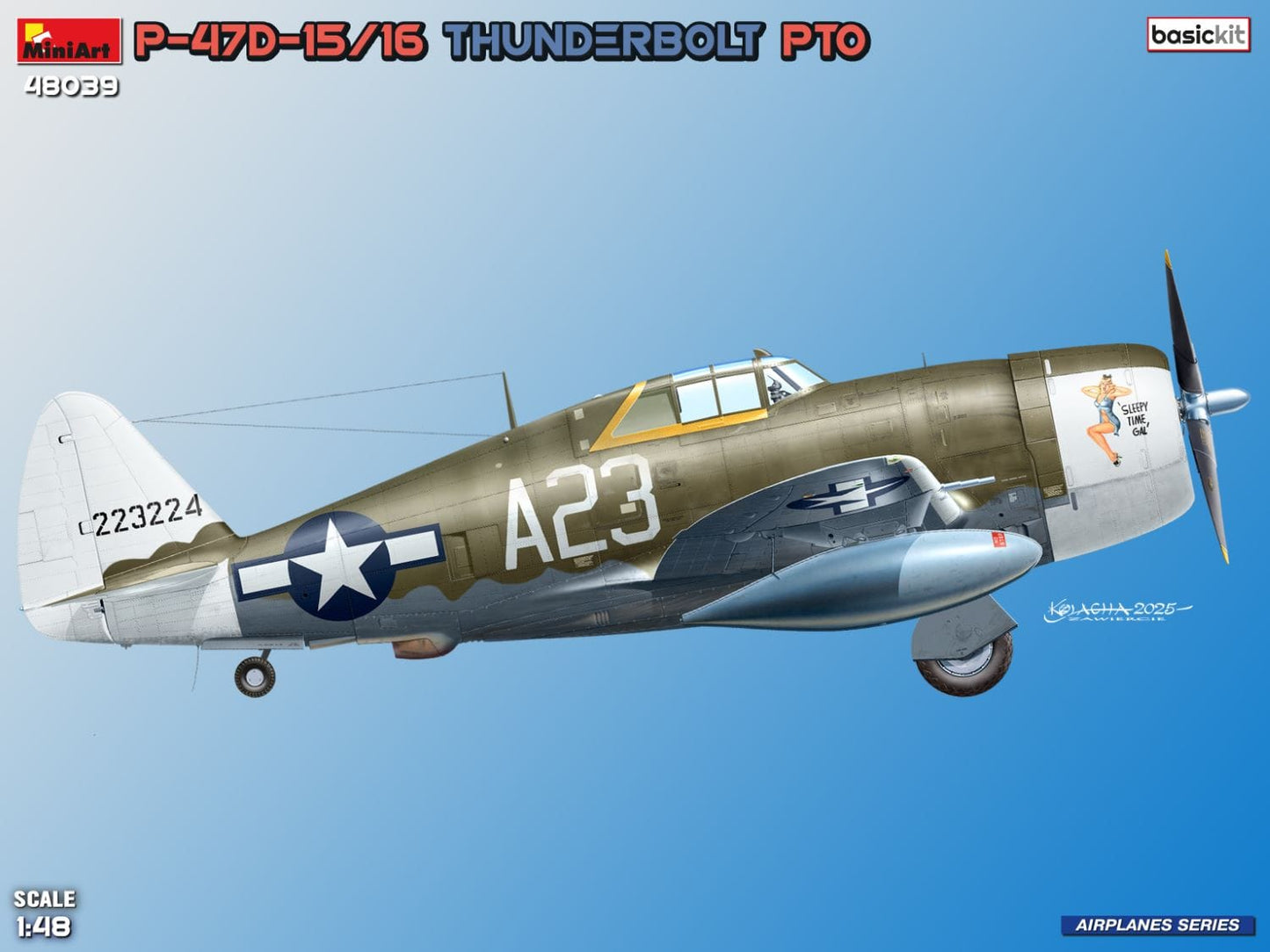 501 - Miniart - 48039 - Republic P-47D-15/16 Thunderbolt Razorback - digital model