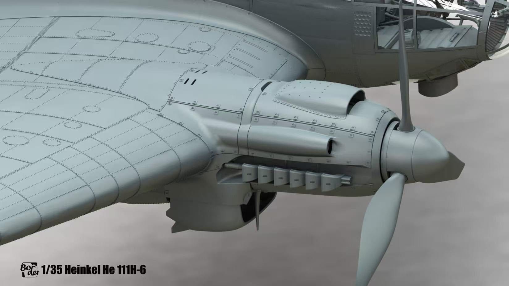 Border Model - BF-018 - Heinkel He 111 H-6 - digital model