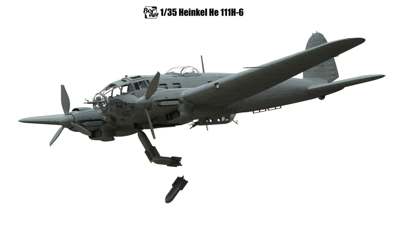 Border Model - BF-018 - Heinkel He 111 H-6 - digital model