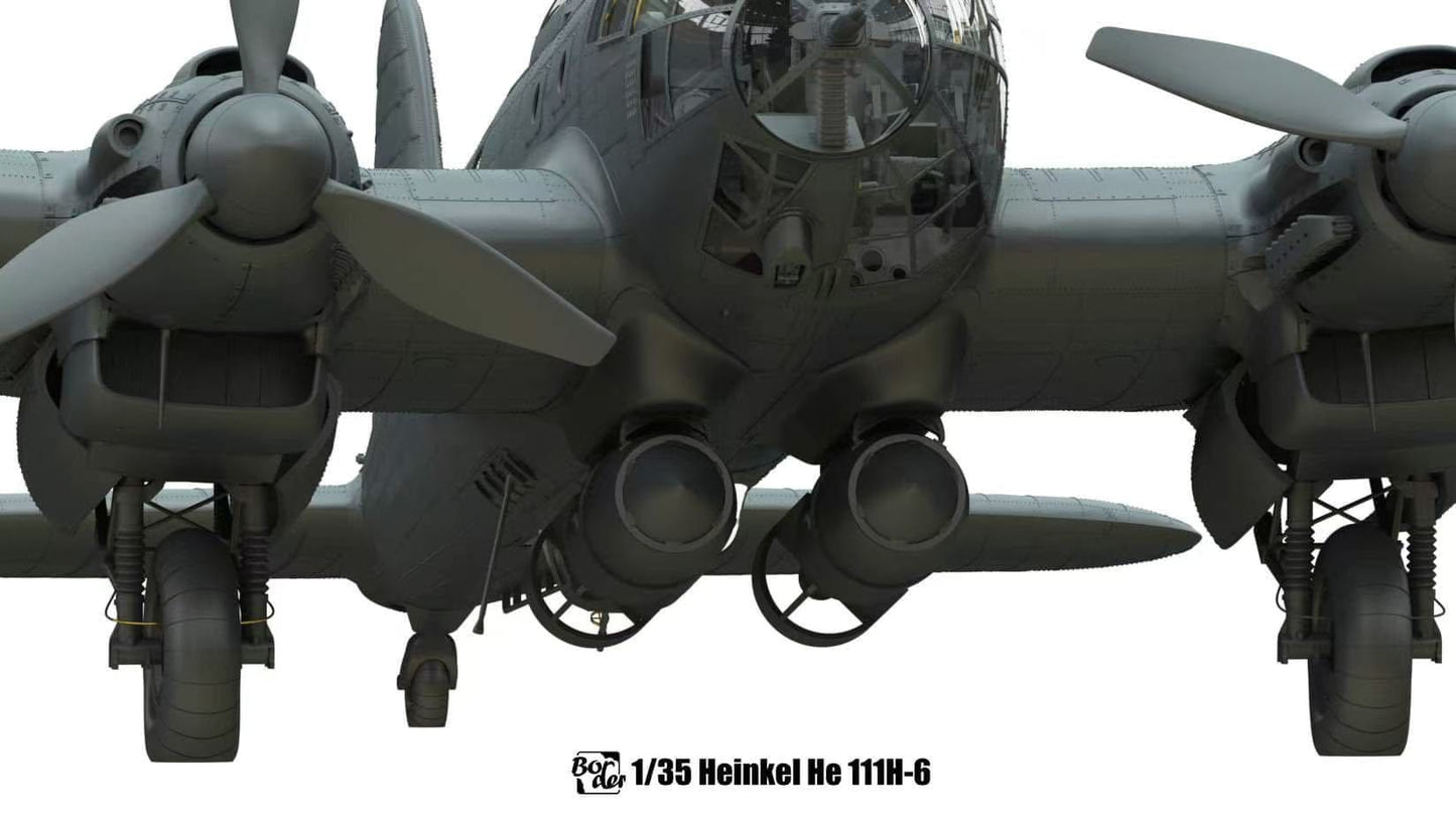500 - Border Model - BF-018 - Heinkel He 111 H-6 - digital model
