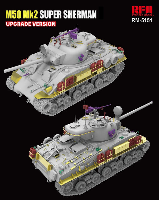 010 - Rye Field Model - 5151 - M-50 Sherman Mk 2 [upgrade kit] - primary image
