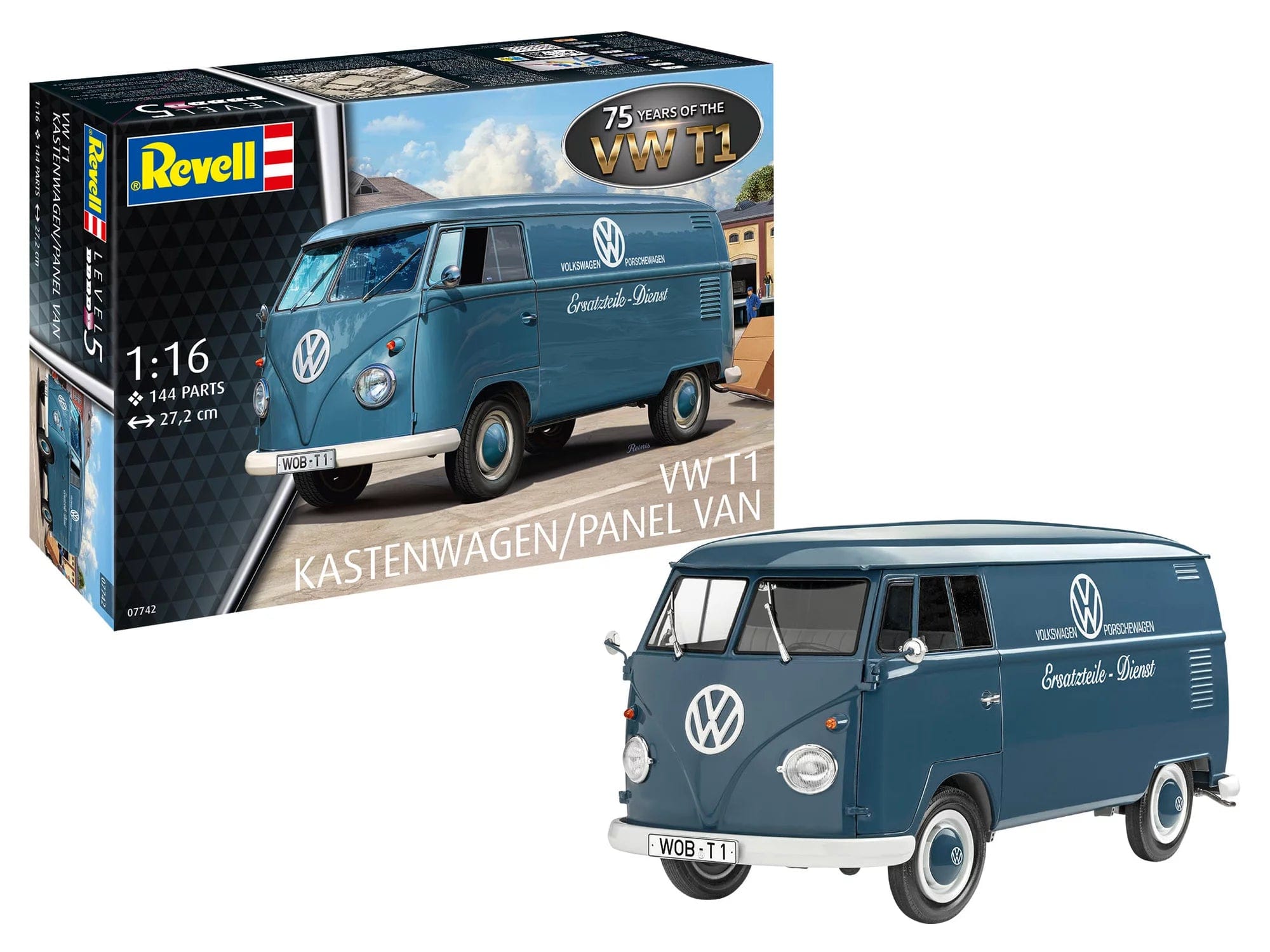 0Revell - 07742 - Volkswagen T1 Kastenwagen ‘75 Years’ - secondary image