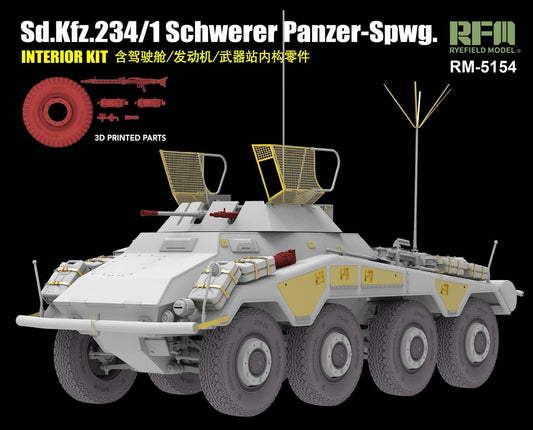 010 - Rye Field Model - 5154 - Sd.Kfz. 234/1 [interior kit] - primary image