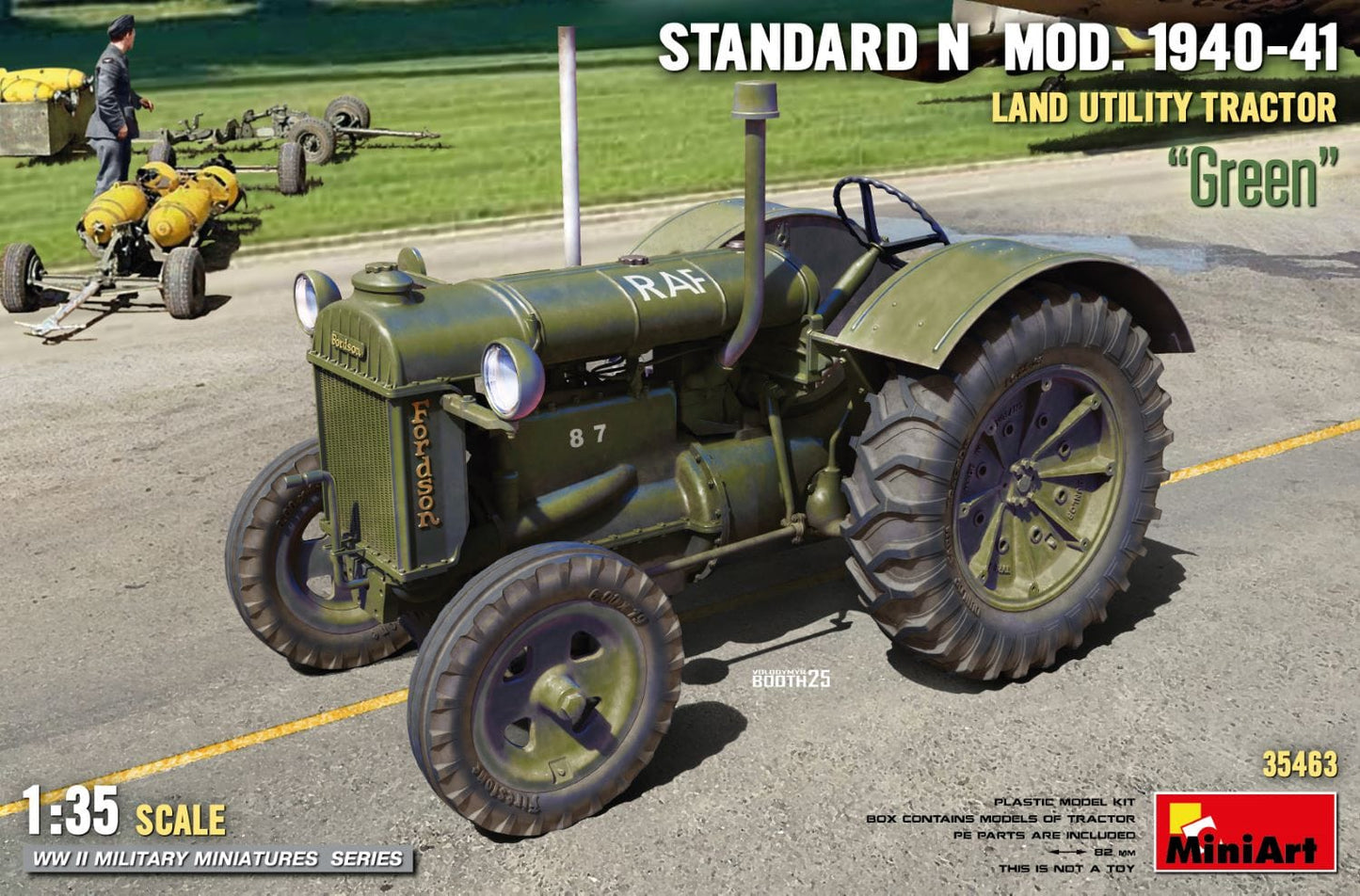 010 - Miniart - 35463 - Fordson Model N ‘Green’ (1940-41) - primary image