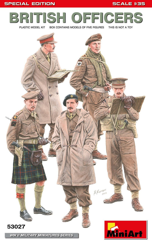 010 - Miniart - 53027 - British Officers [special edition] - primary image