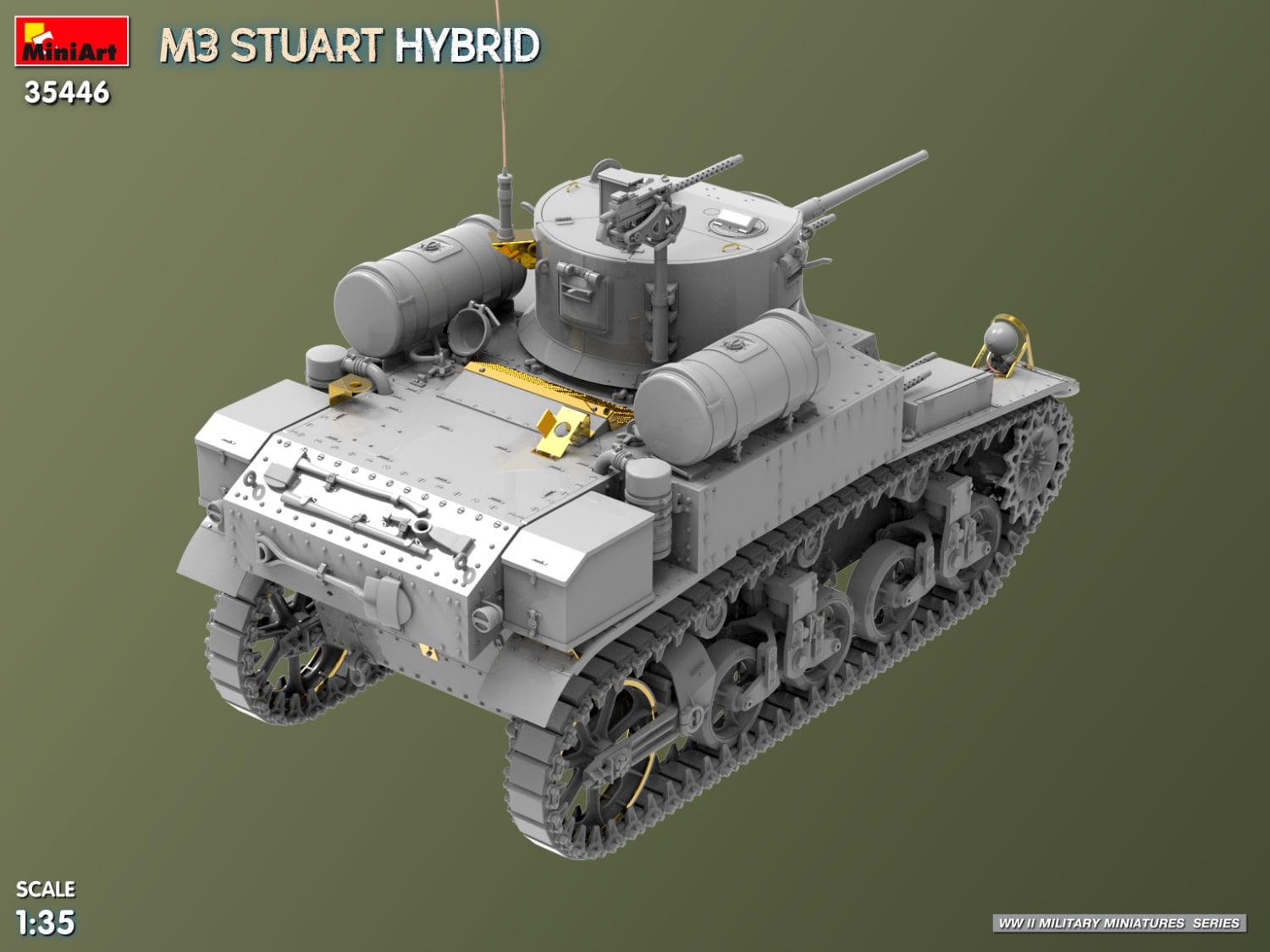 Miniart - 35446 - M3 Stuart Hybrid - digital model