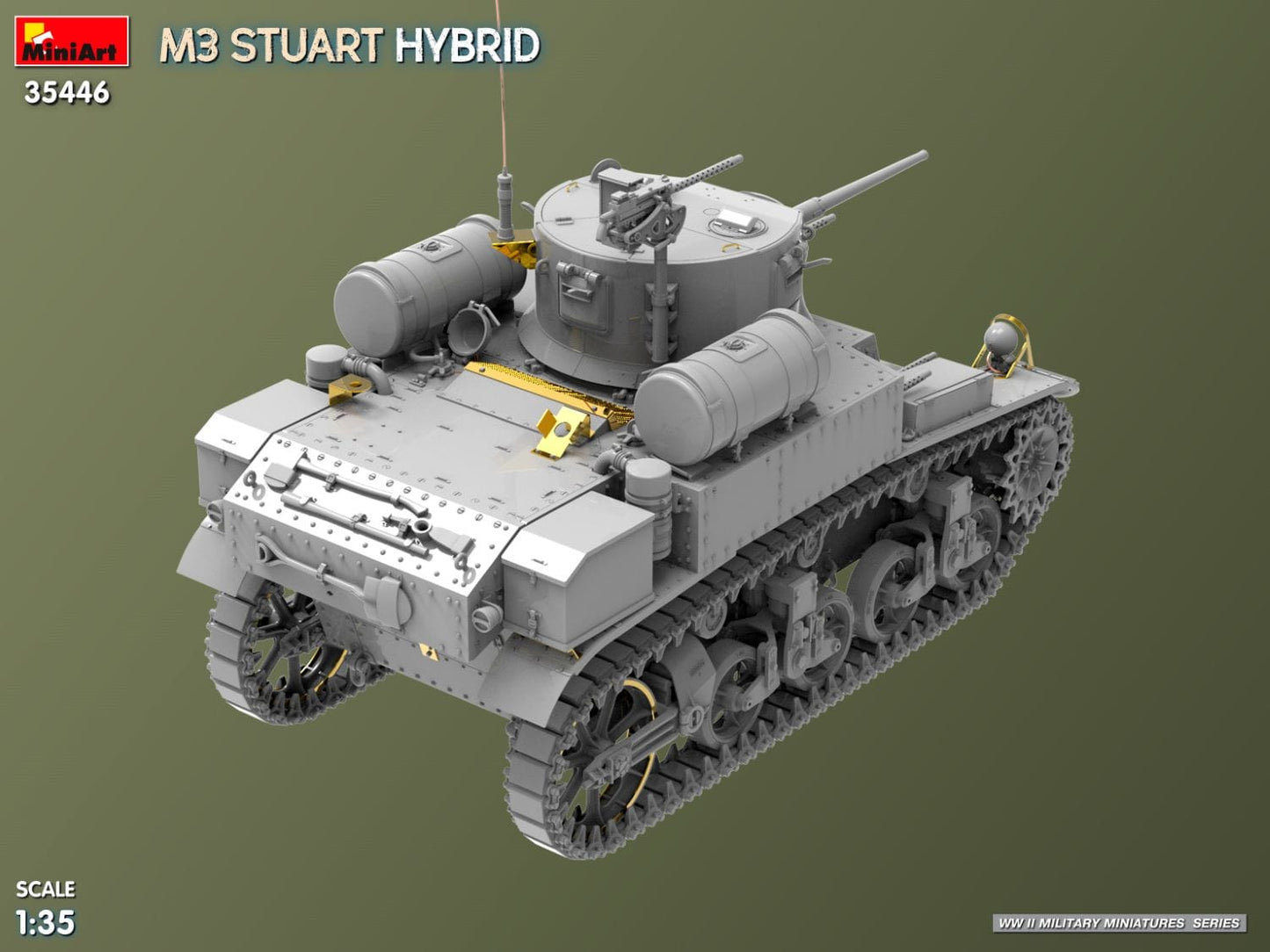505 - Miniart - 35446 - M3 Stuart Hybrid - digital model