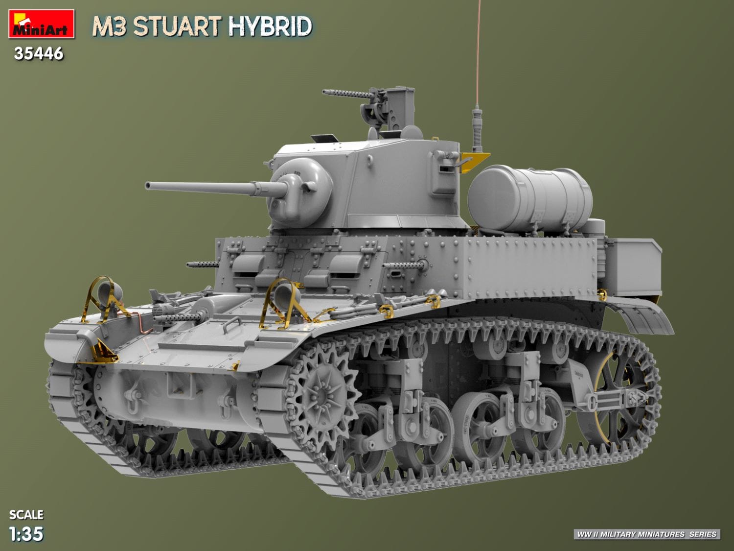 Miniart - 35446 - M3 Stuart Hybrid - digital model
