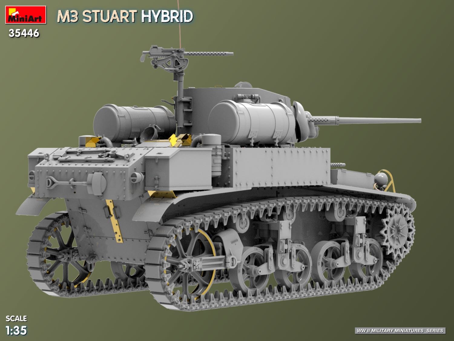 Miniart - 35446 - M3 Stuart Hybrid - digital model