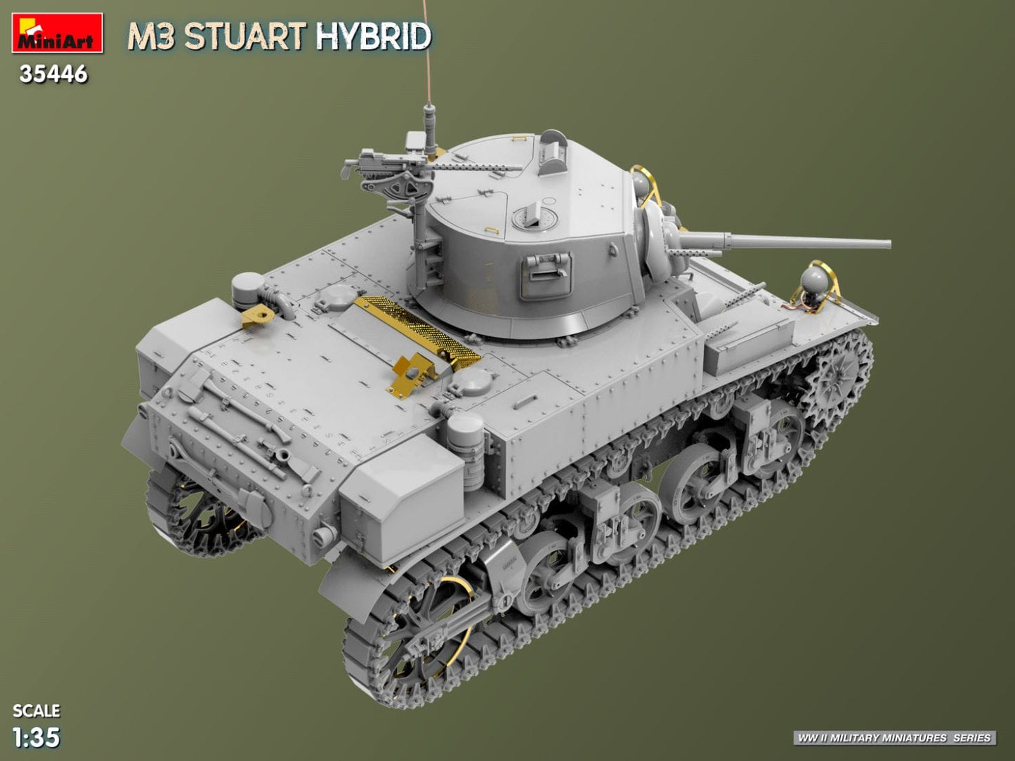 508 - Miniart - 35446 - M3 Stuart Hybrid - digital model