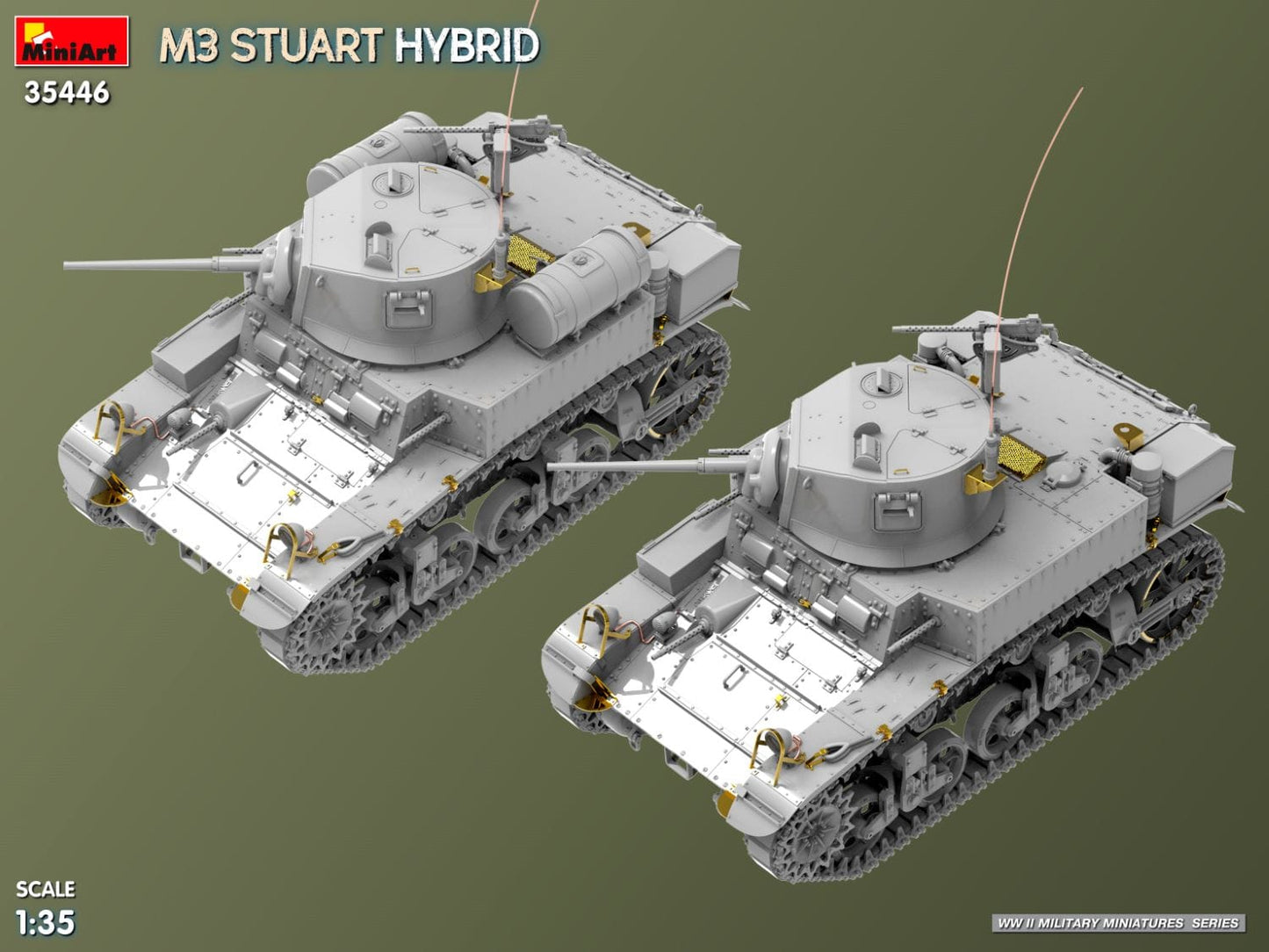 507 - Miniart - 35446 - M3 Stuart Hybrid - digital model
