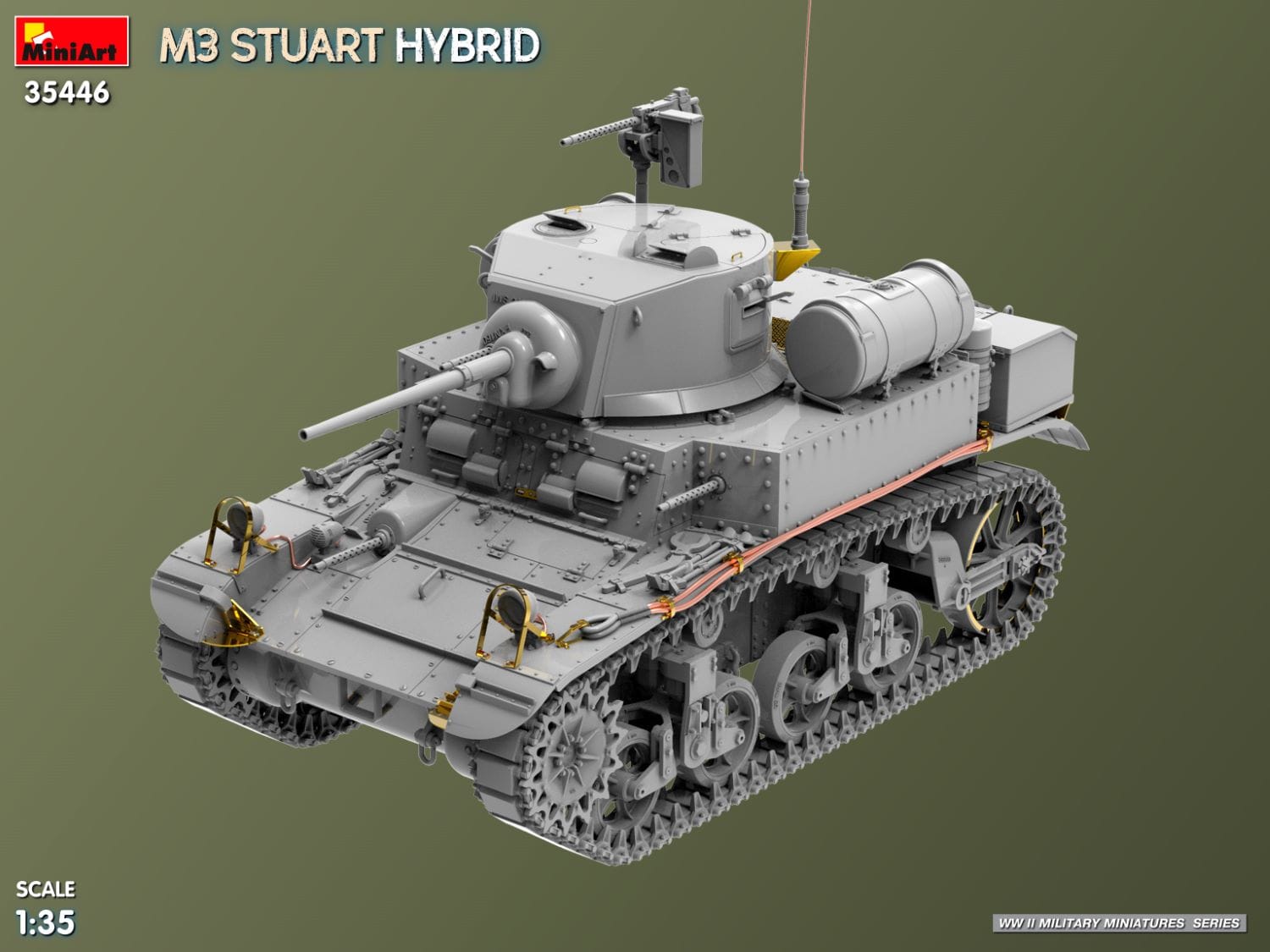 Miniart - 35446 - M3 Stuart Hybrid - digital model