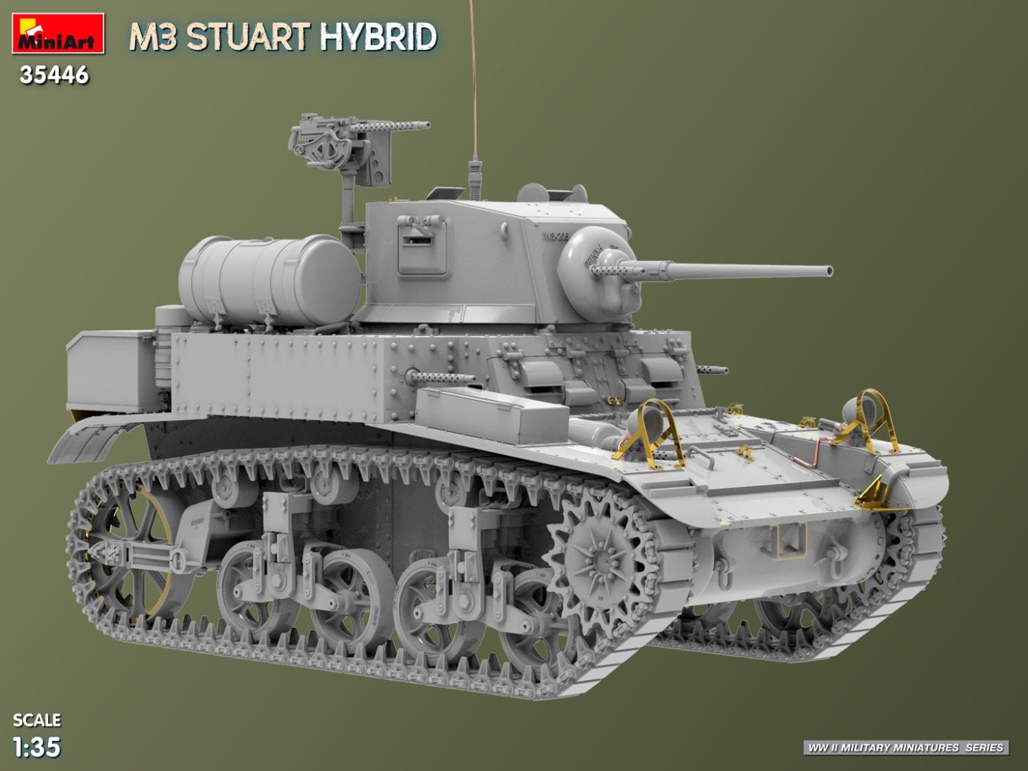 Miniart - 35446 - M3 Stuart Hybrid - digital model